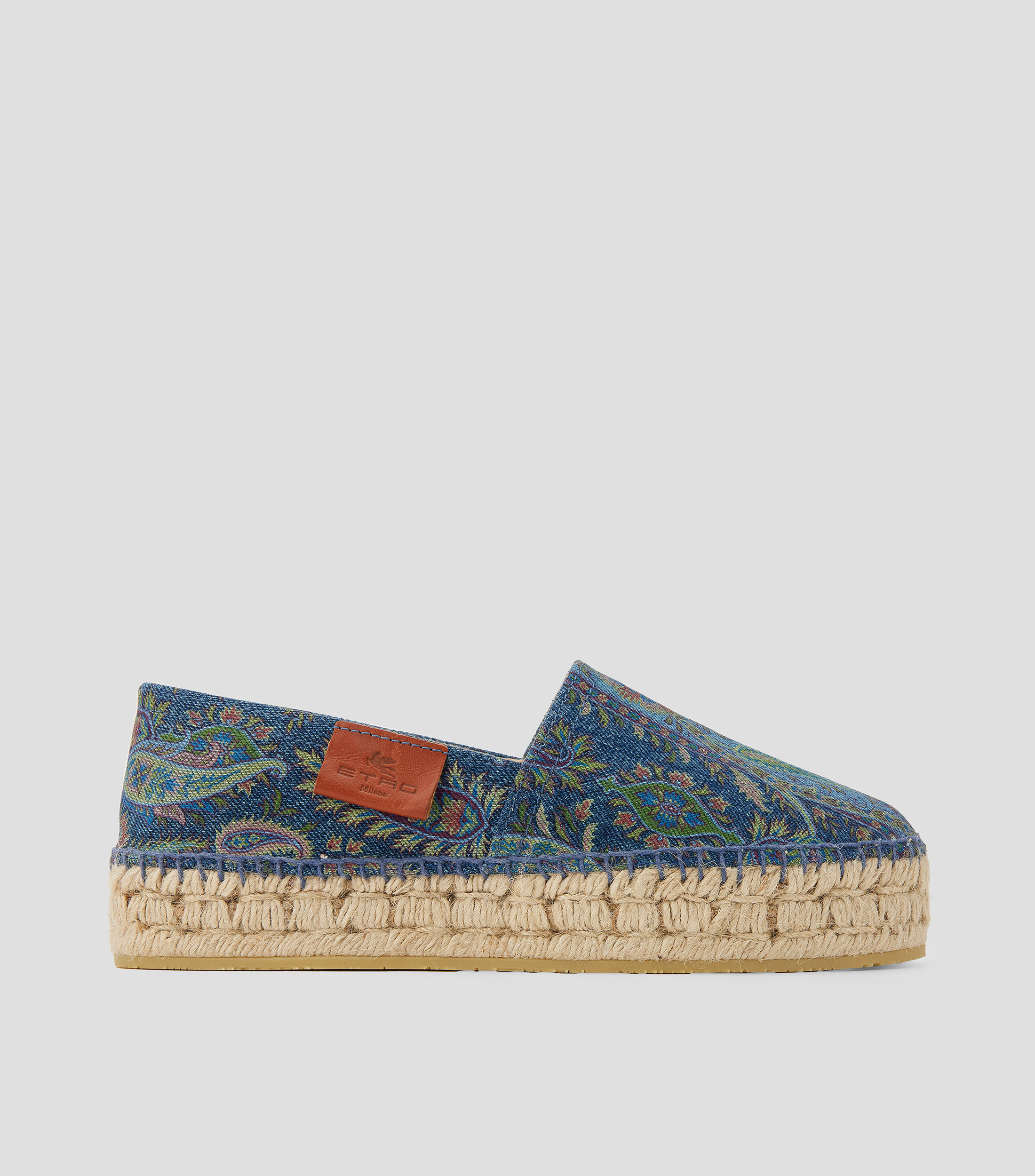 Alpargatas con plataforma ancho Mujer